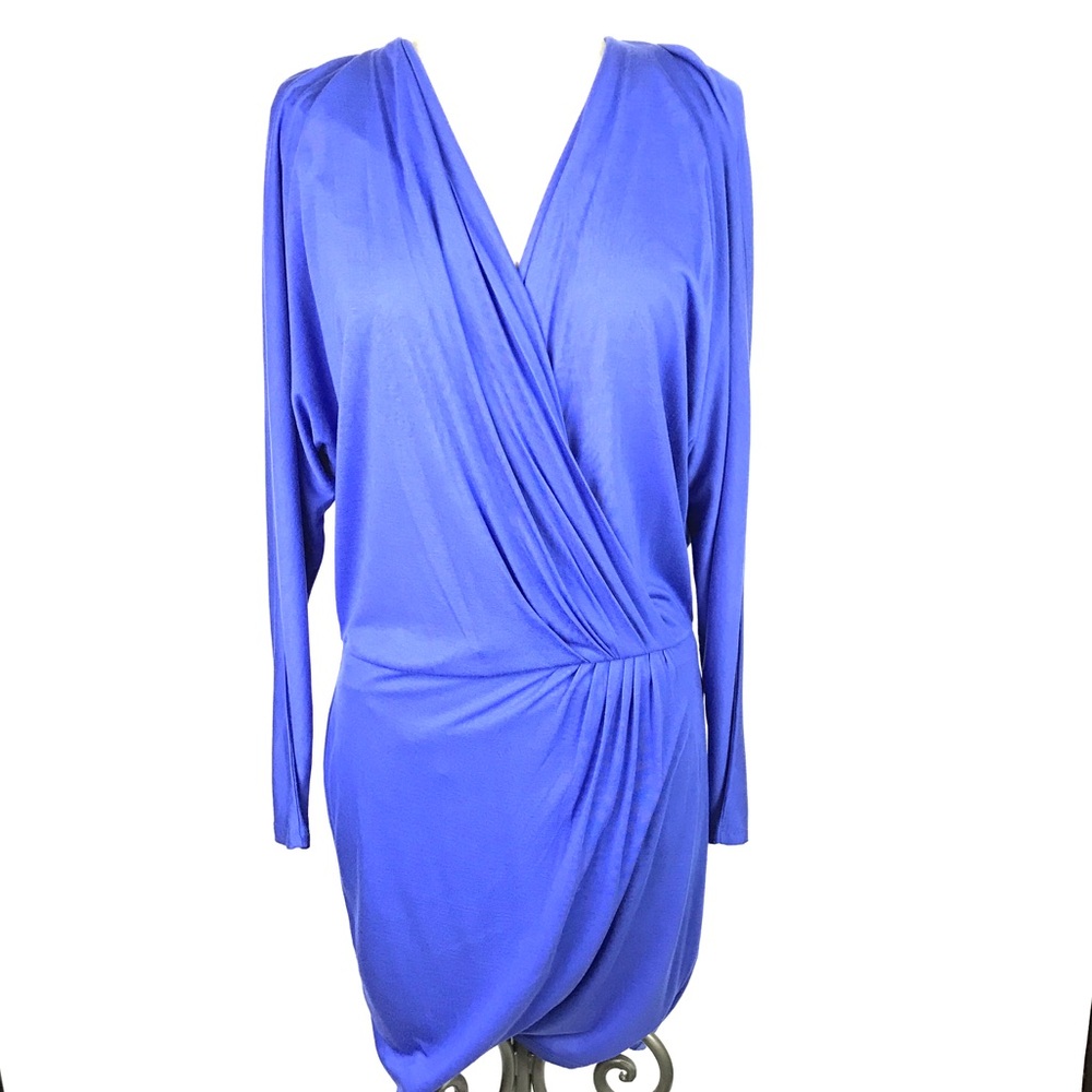 Haute Hippie Ruche-Side Mini Dress, Cobalt